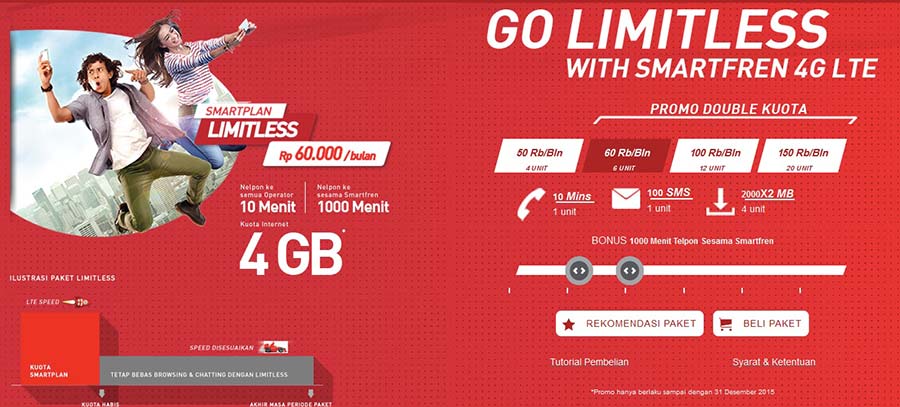 Paket mifi smartfren 4G